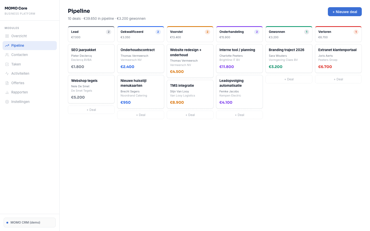 Dealboard — preview